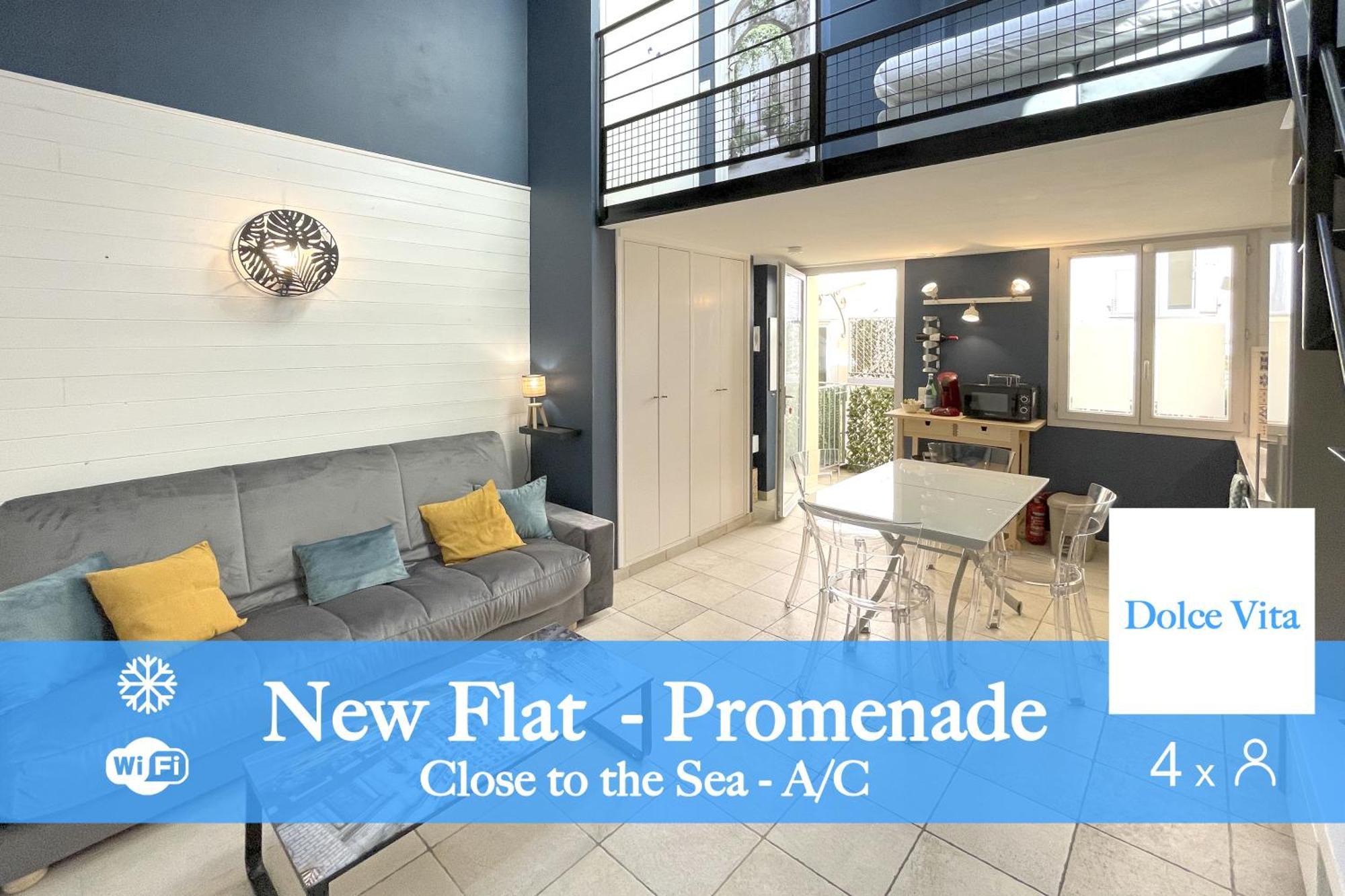 Near Promenade 4 People Apartment Ница Екстериор снимка
